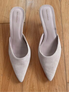 Reformation Wilda Kitten Mule